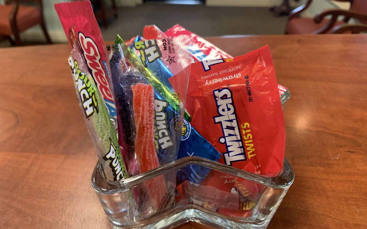 Candy Bowl at Work